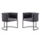 Manhattan Comfort Cosmopolitan Dining Chair in Black, PK2 2-DC044-BK - alternate 1